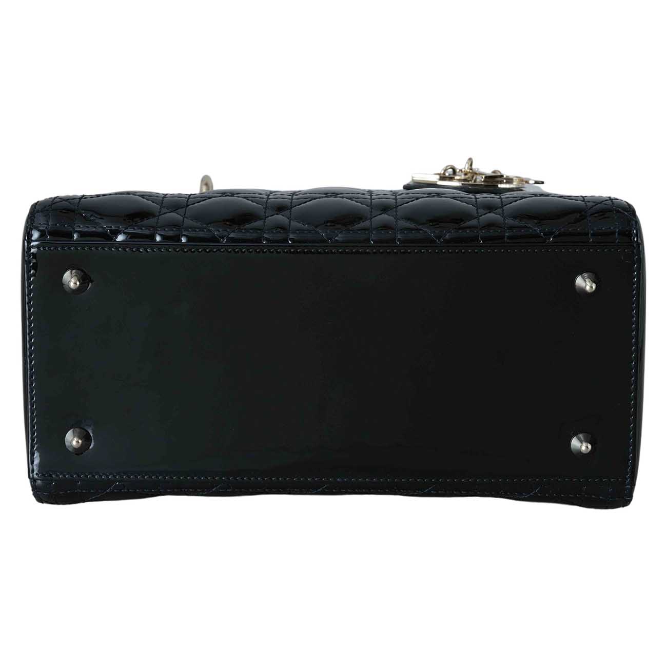 CHRISTIAN DIOR(USED)크리스찬디올 페이던트 레이디디올 미듐 토트 겸 숄더백